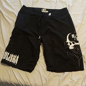 Metal mulisha board shorts